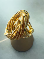 Golden Twist Statement | Ring
