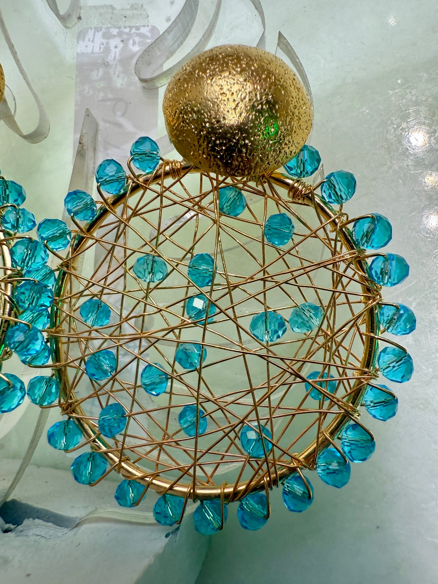 Ocean Web Earrings