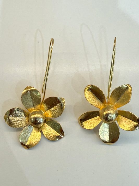 Golden Bloom Drop | Earrings