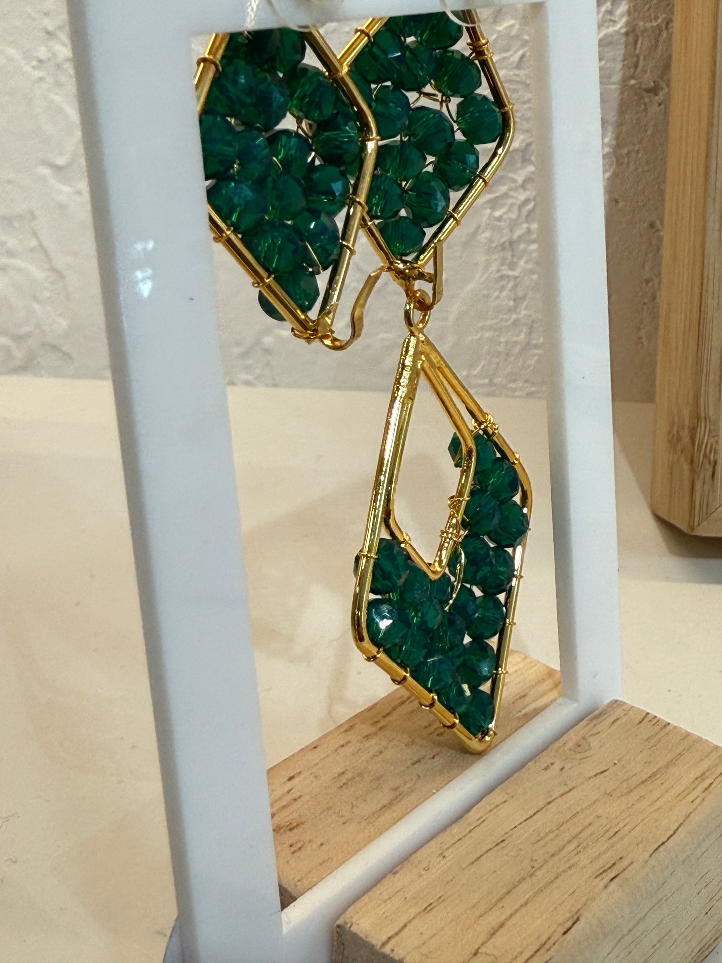 Esmerald Murano | Dual Earrings