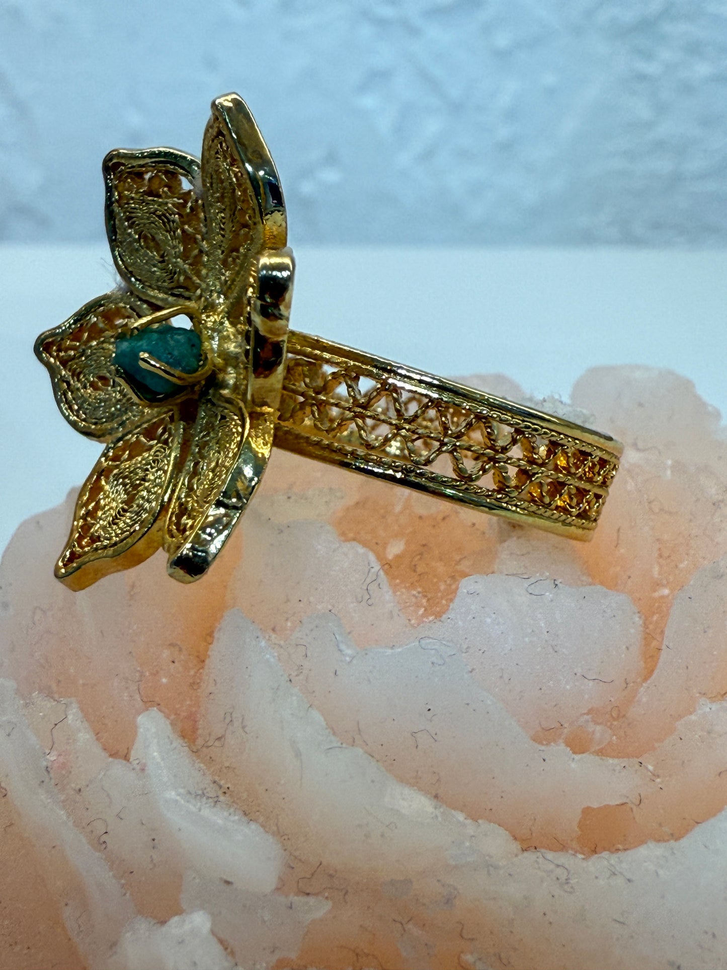 Emerald Lace | Bloom Ring
