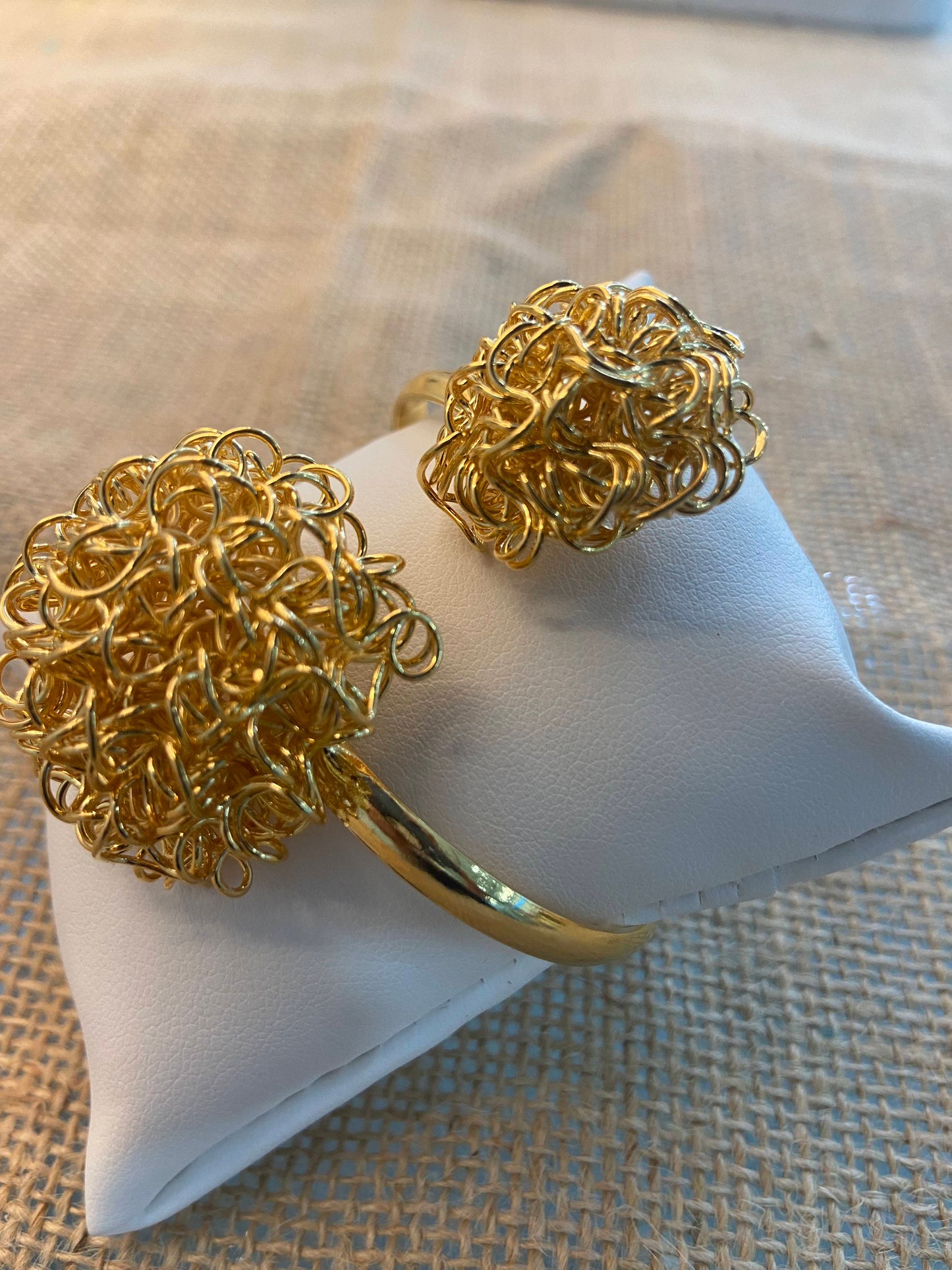 Double Spiral | Gold-Plated Bracelet