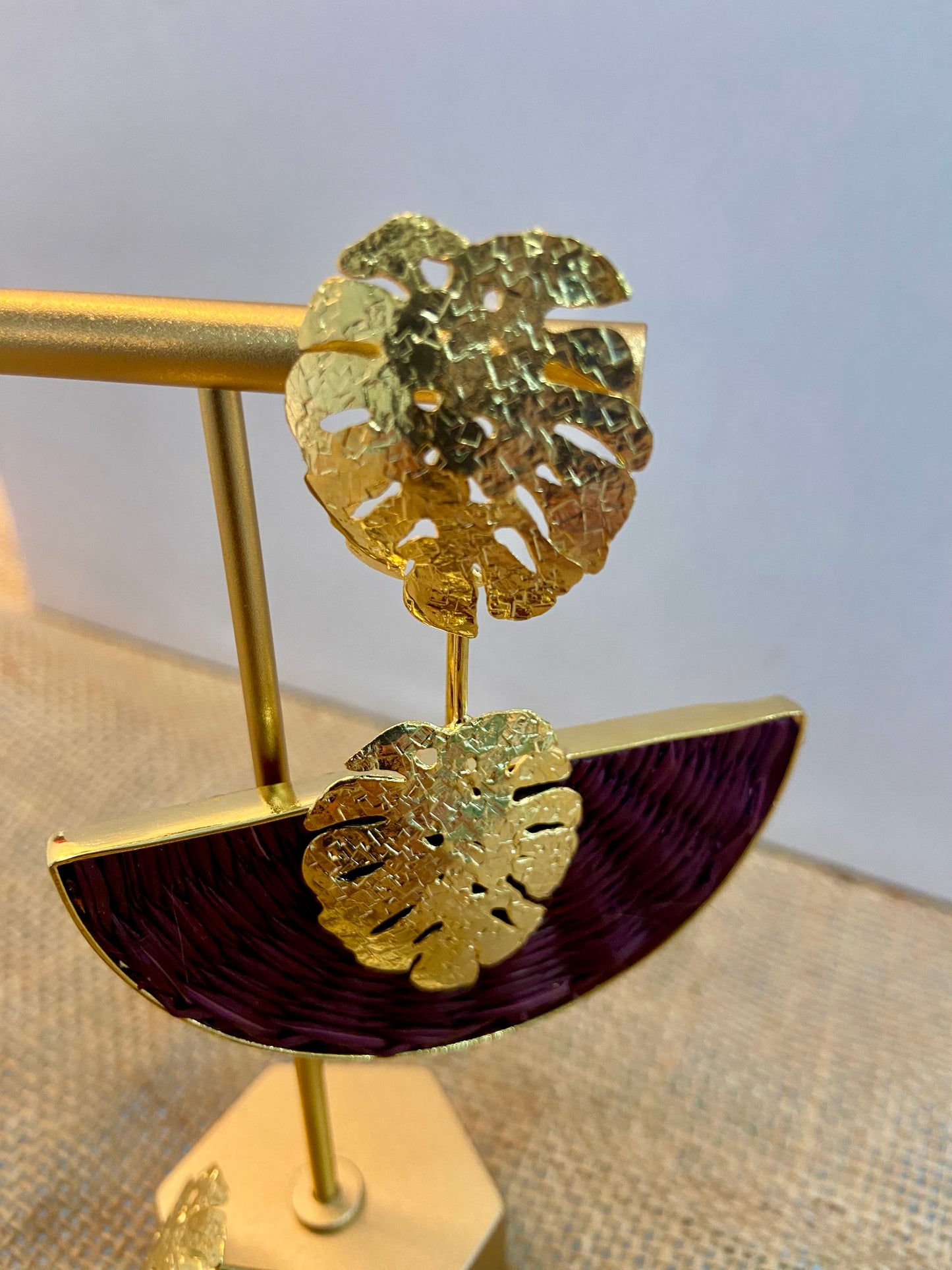 Iraca | Leaf Earring