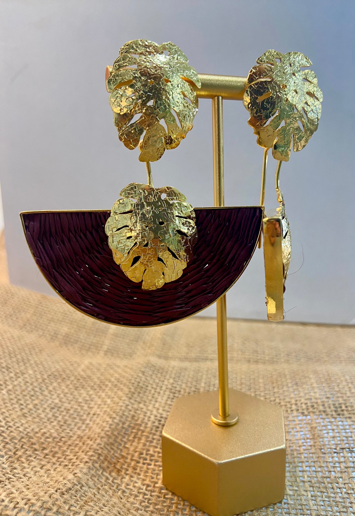 Iraca | Leaf Earring