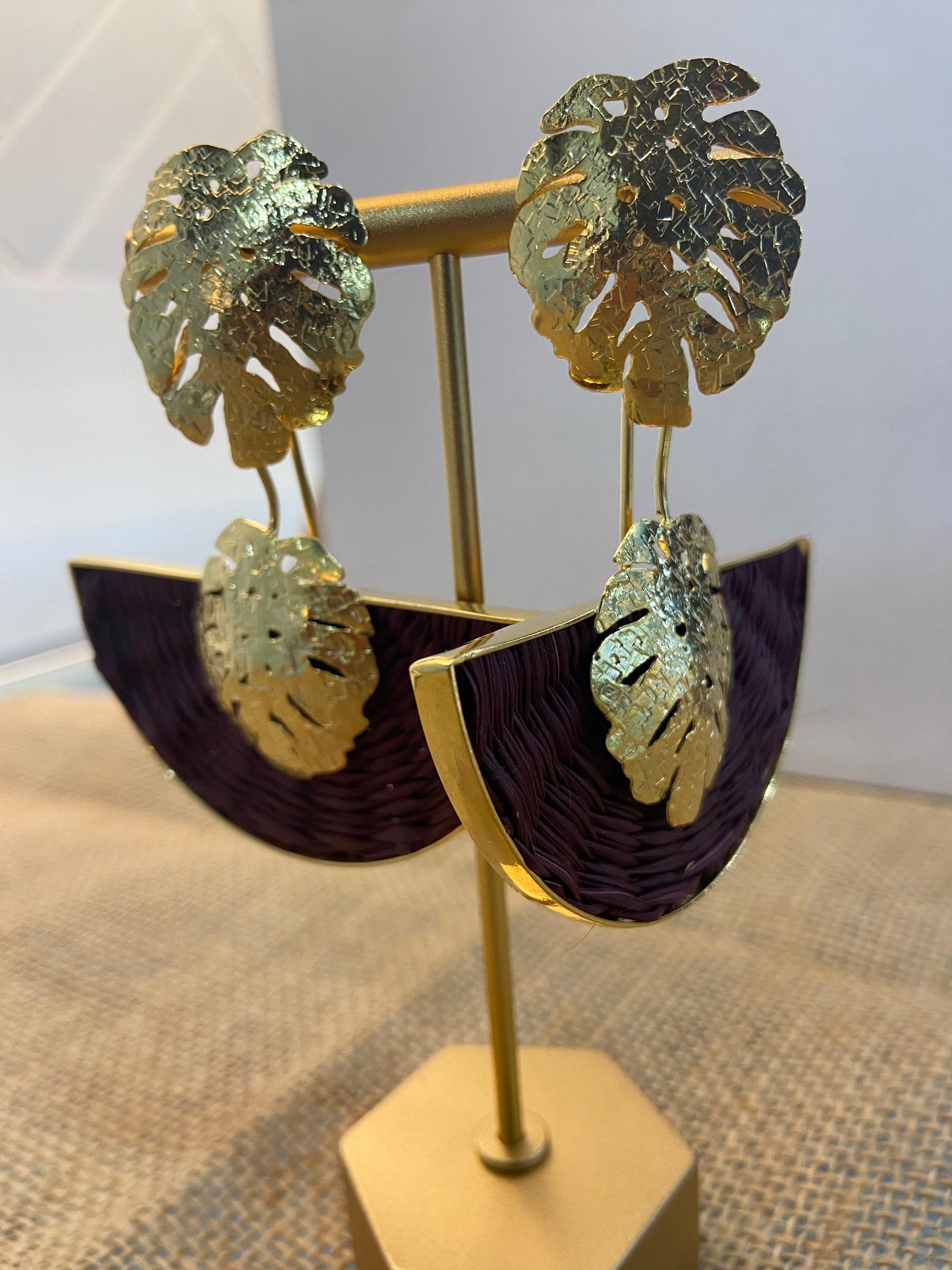 Iraca | Leaf Earring
