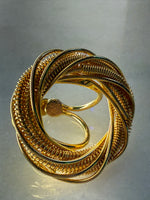 Golden Twist Statement | Ring