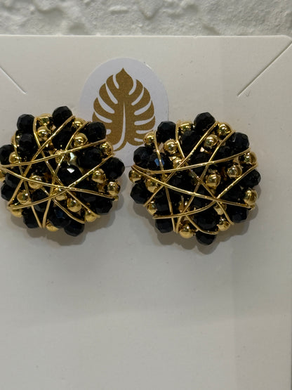 Nocturno Murano Studs | Earrings