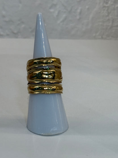 Molten Stack | Solo Ring