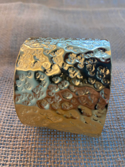 Hammered Texture | Gold-Plated Bracelet