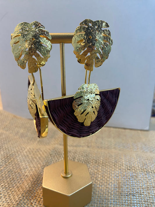 Iraca | Leaf Earring