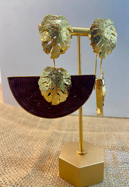 Iraca | Leaf Earring