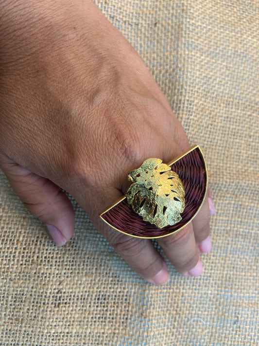 Iraca | Leaf Ring