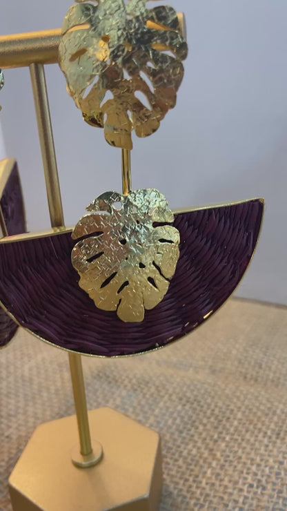 Iraca | Leaf Earring